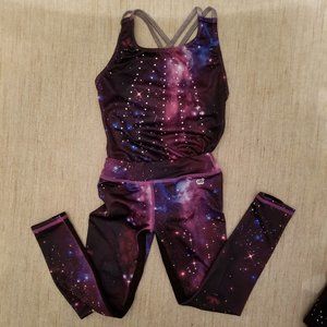 Dance/athletic leotard 2 piece set